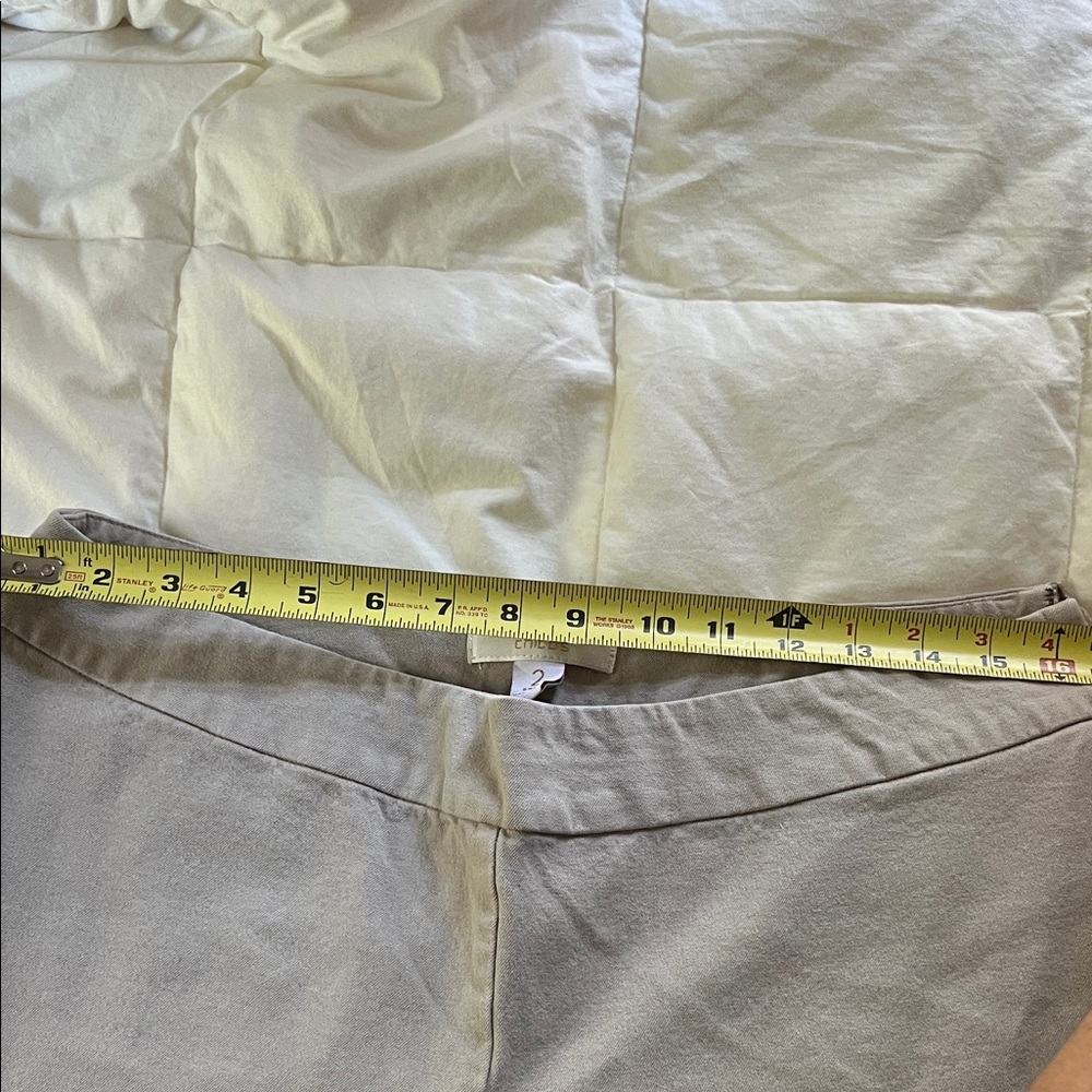 Chico's Classic Khaki Chinos - Picture 5 of 6